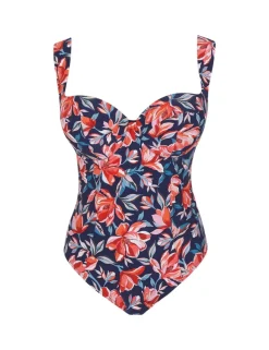 Monica Balcony Padded Tummy Control Wired Swimsuit (D-J)