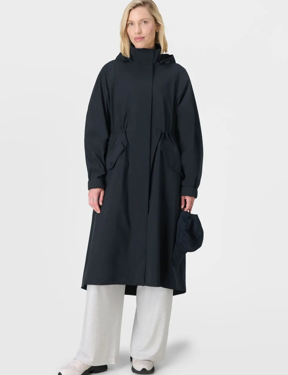 Motion Waterproof Hooded Longline Parka