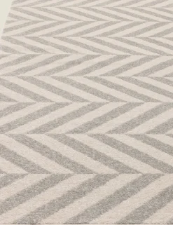 Muse Chevron Grey Rug