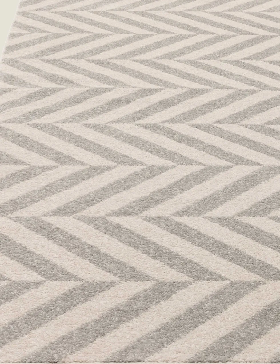 Muse Chevron Grey Rug