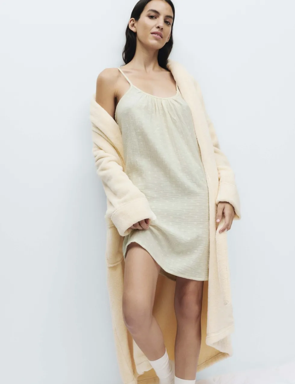 Muslin Broderie Short Chemise