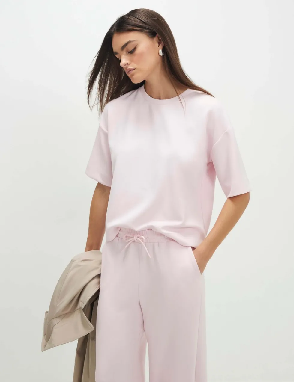 Neoprene Boxy T-Shirt