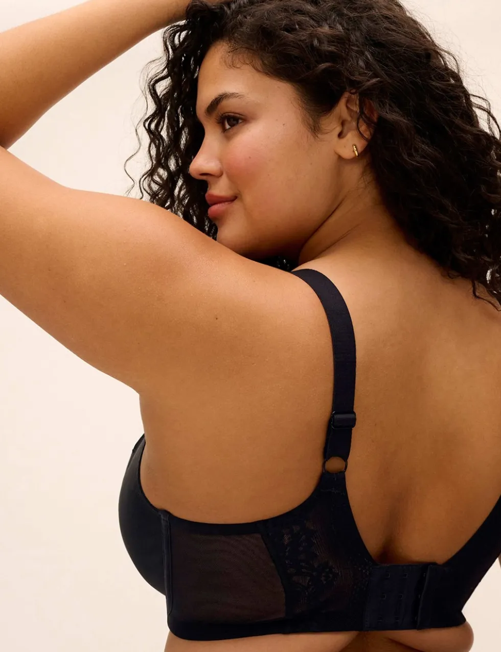 Nerina Mesh Lace Wired Plunge Bra (DD-JJ)