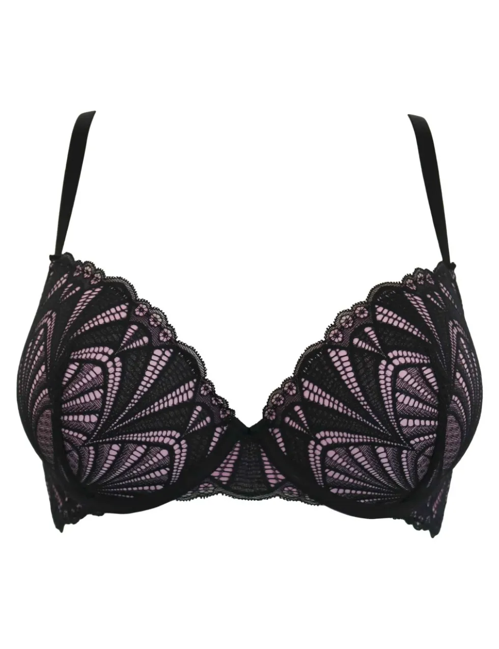 New Romance Lace Wired Push-Up Bra (A-DD)