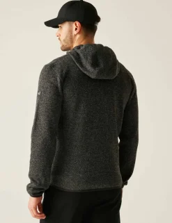 Newhill Textured Hooded Zip Up Fleece