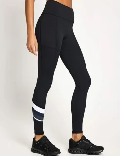 No Limit Striped High Waisted Leggings