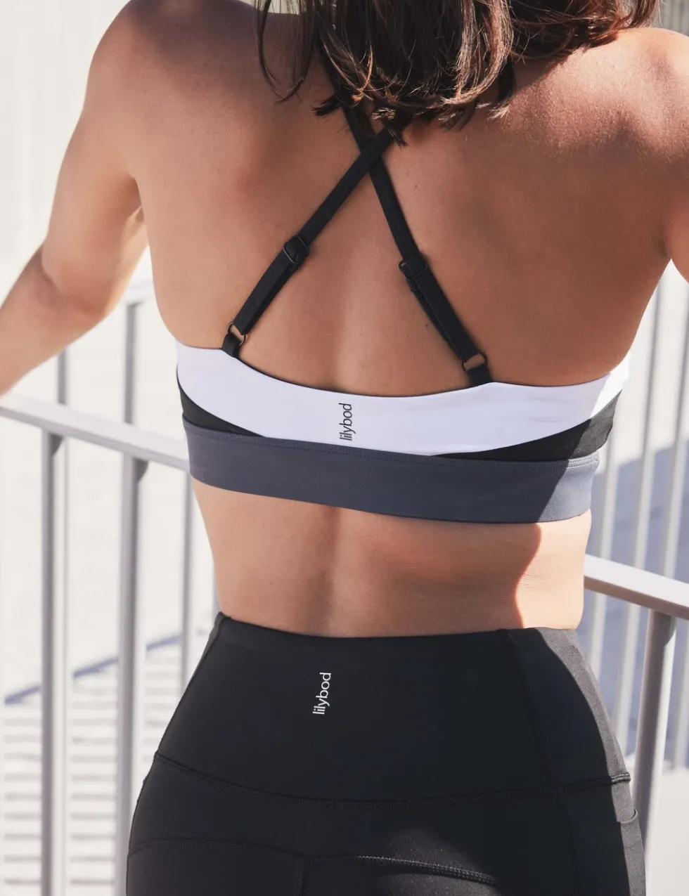 No Limit Striped High Waisted Leggings