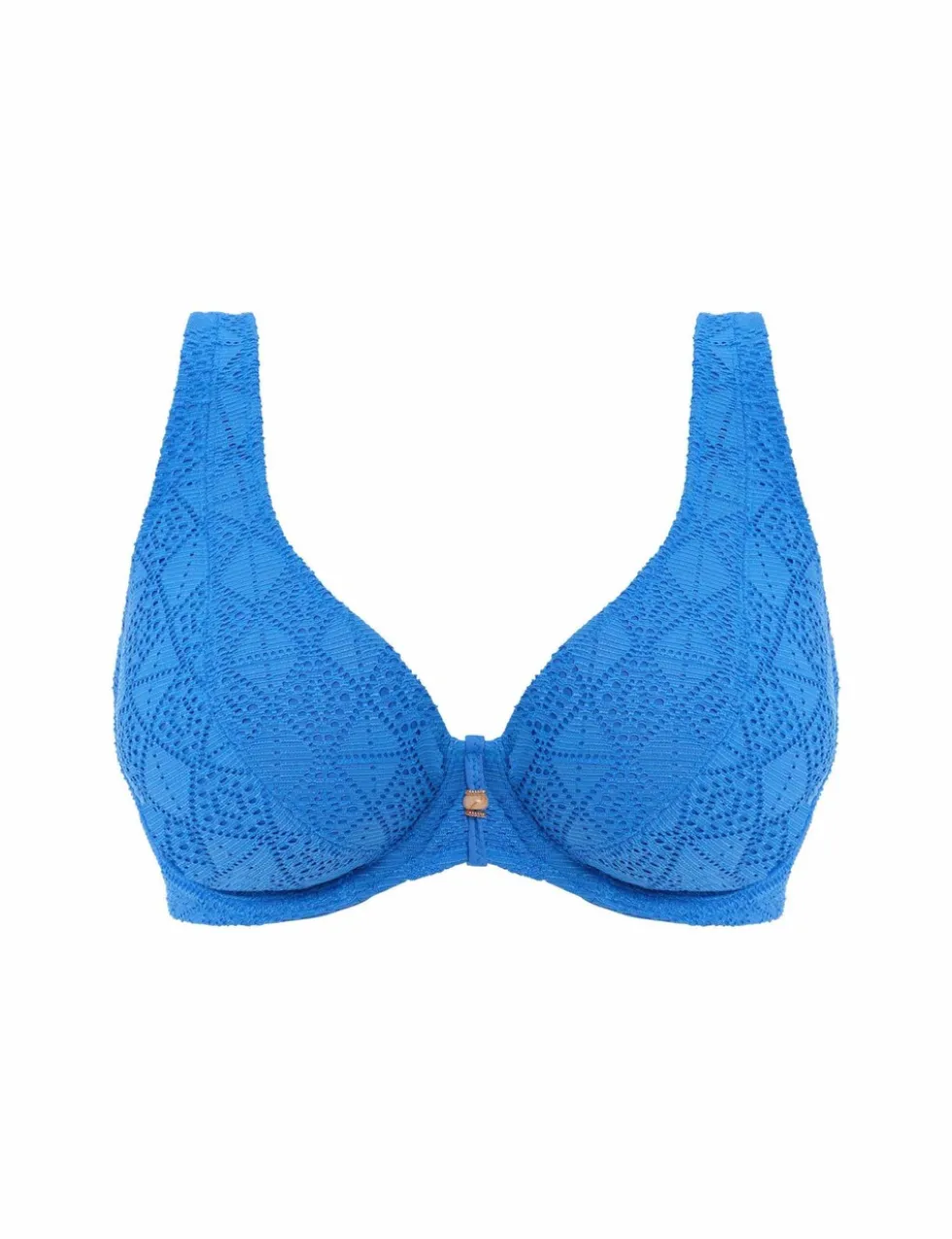 Nomad Nights Textured Wired Plunge Bikini Top