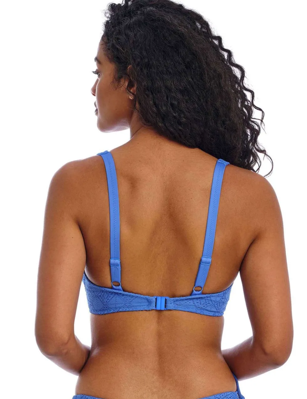 Nomad Nights Textured Wired Plunge Bikini Top
