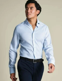 Non Iron Performance Twill Check Shirt