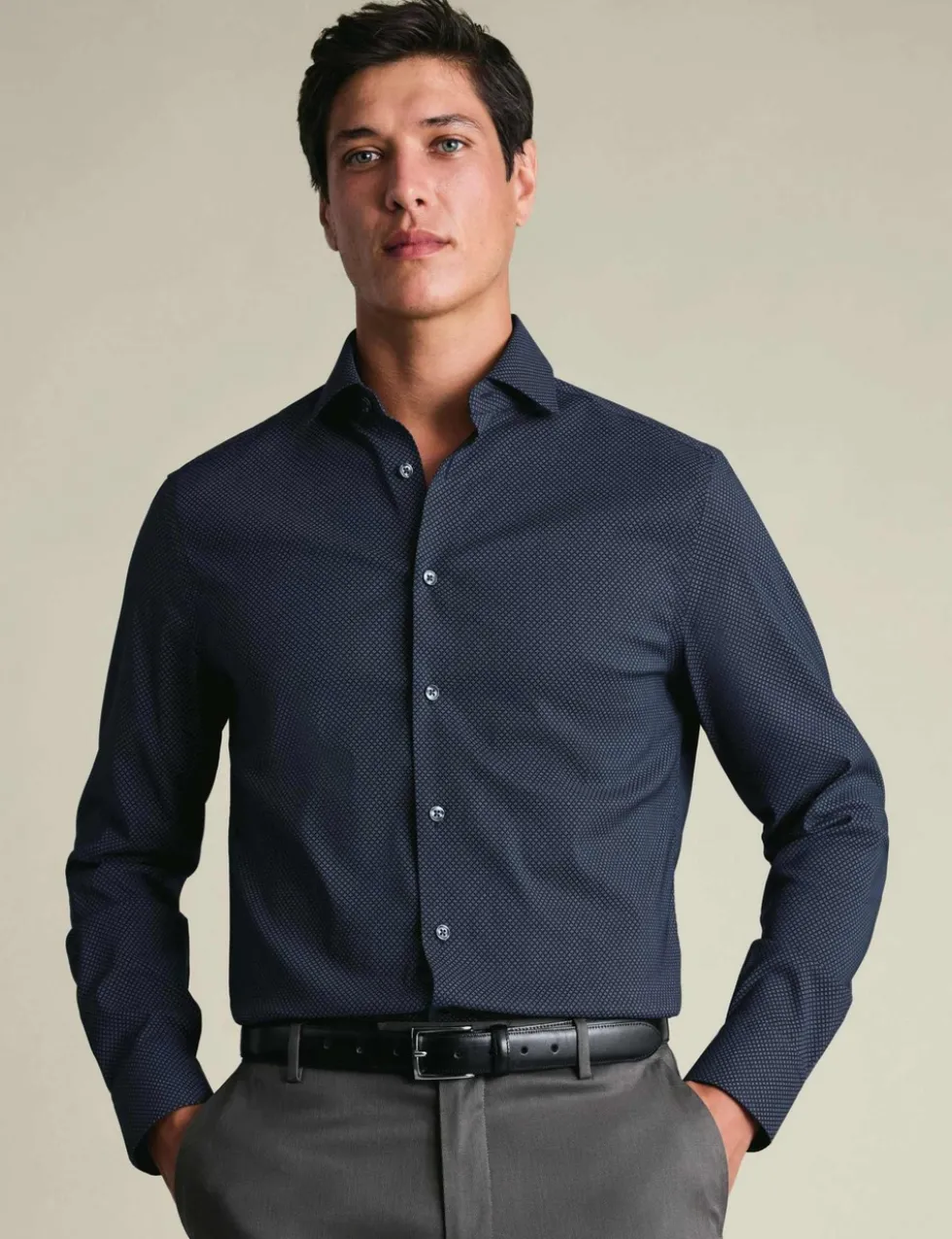 Non Iron Performance Twill Printed Shirt