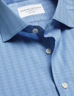 Non Iron Performance Twill Check Shirt