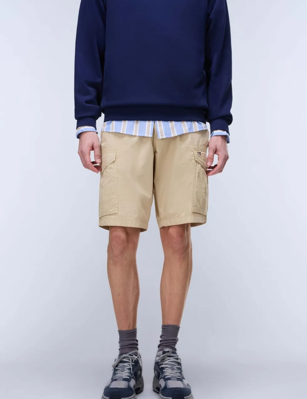 Noto Pure Cotton Cargo Shorts
