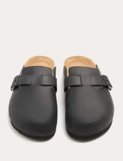 Nubuck Corkbed Mule Sandals