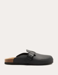Nubuck Corkbed Mule Sandals