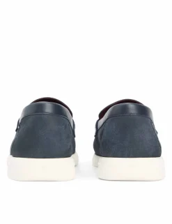 Nubuck Slip On Loafers