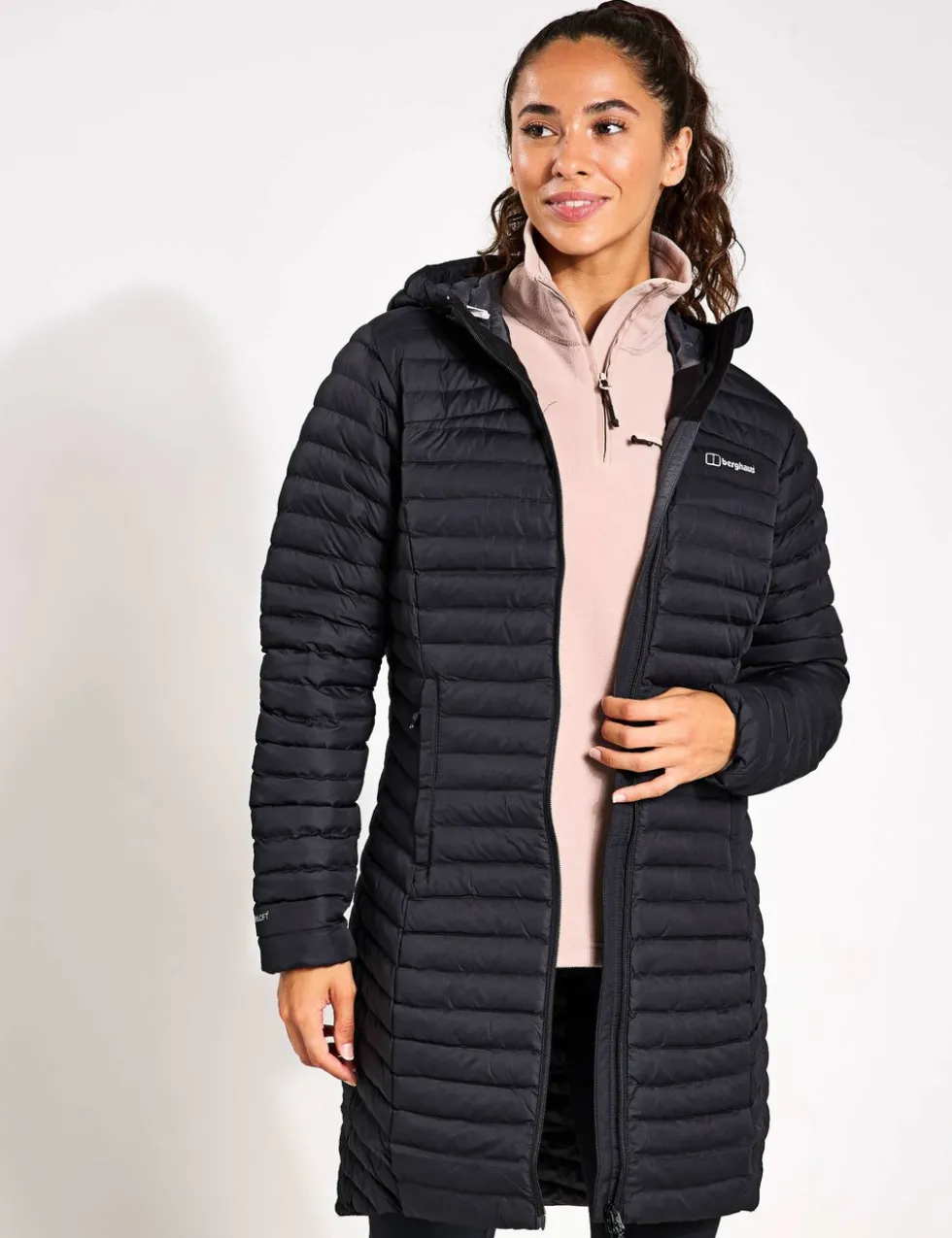Nula Micro Hooded Longline Puffer Jacket