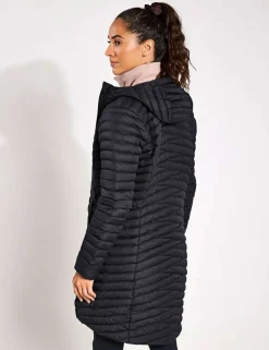 Nula Micro Hooded Longline Puffer Jacket