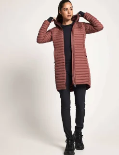 Nula Micro Hooded Longline Puffer Jacket