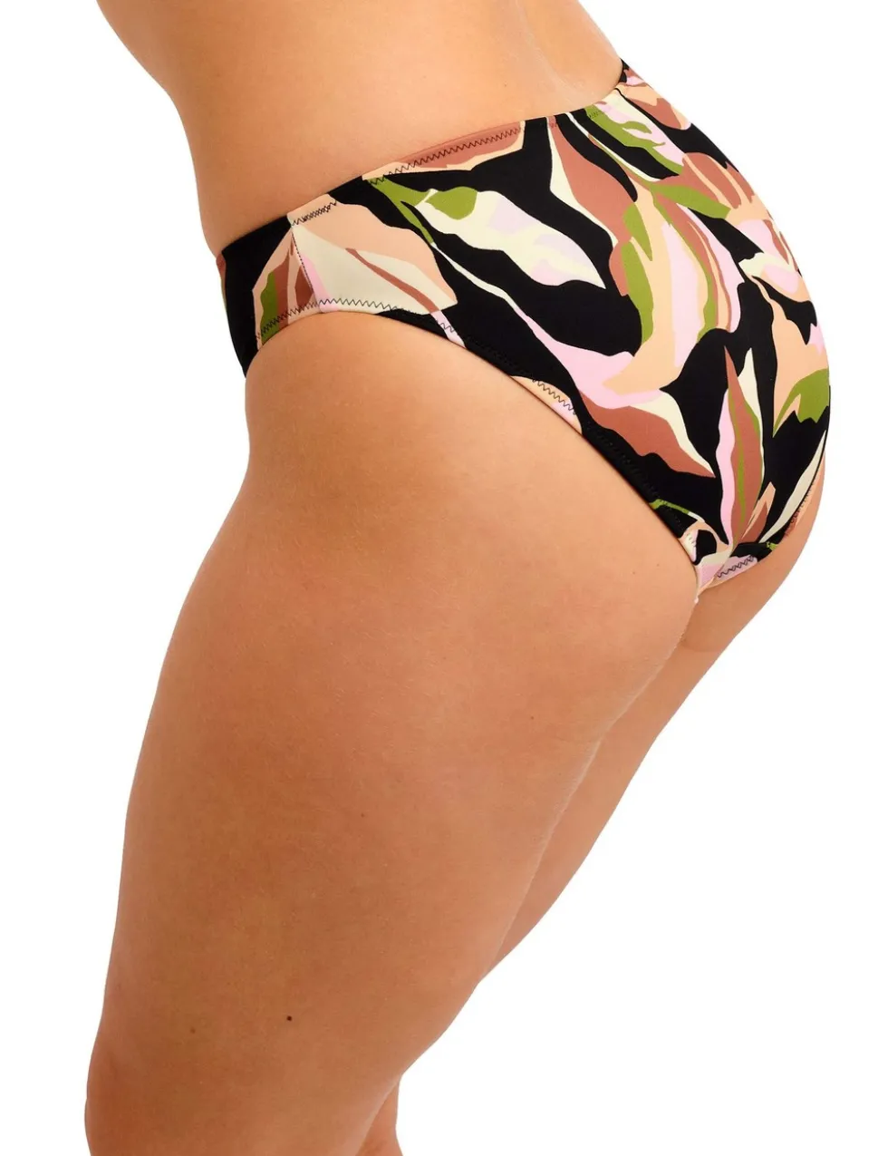 Ocean Avenue Printed High Leg Bikini Bottoms