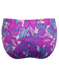 Ocean Breeze Leaf Print Bikini Bottoms
