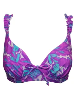 Ocean Breeze Wired Plunge Bikini Top (D-J)
