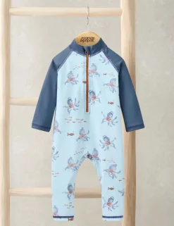 Octopus Long Sleeve Swim All In One (0-3 Yrs)