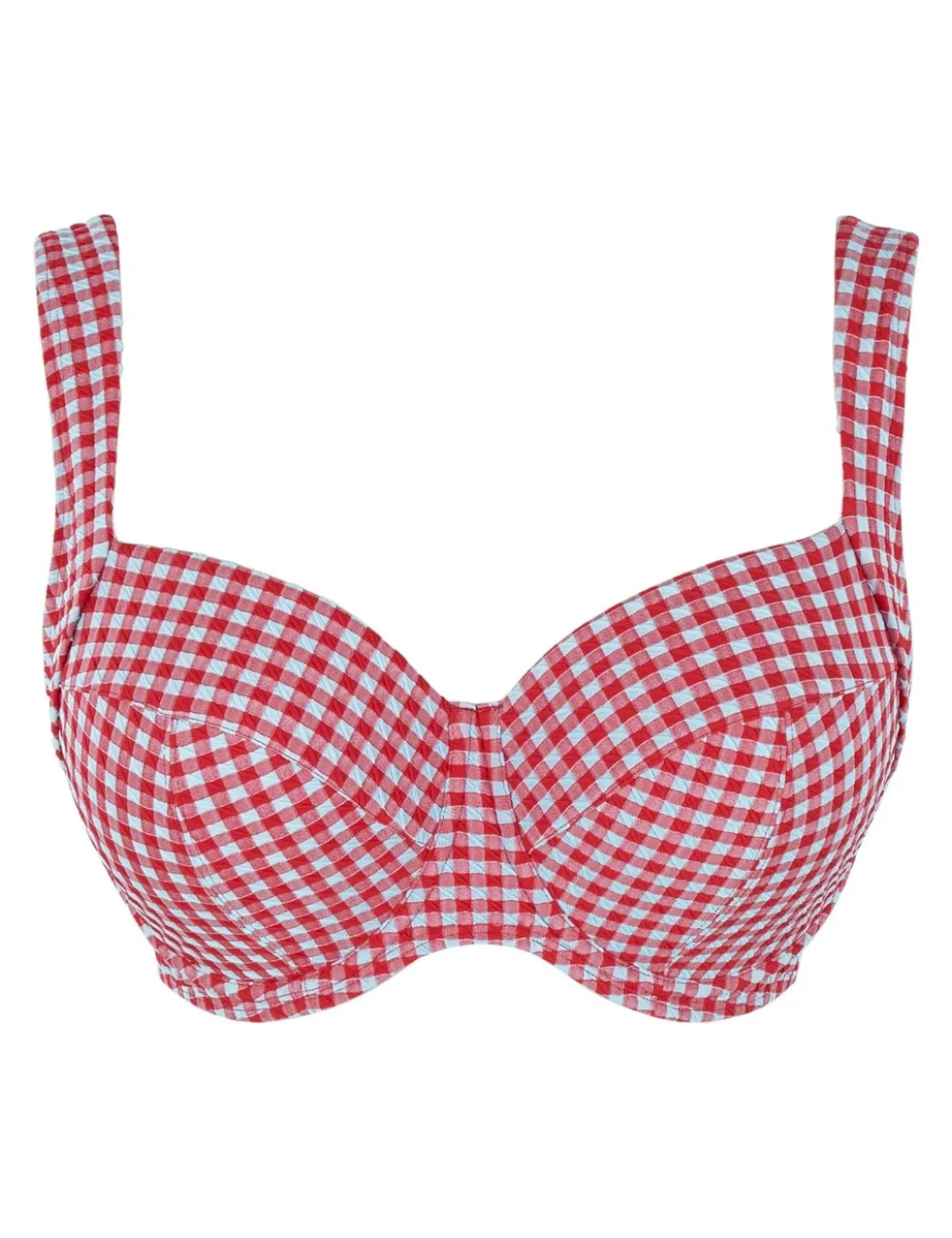 Olivia Gingham Wired Bikini Top D-K