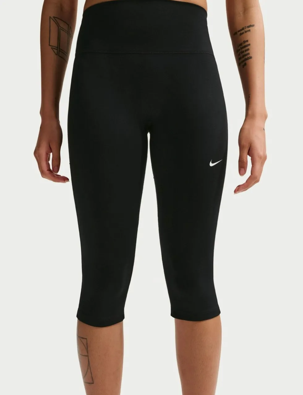 One High-Waisted Capri Leggings
