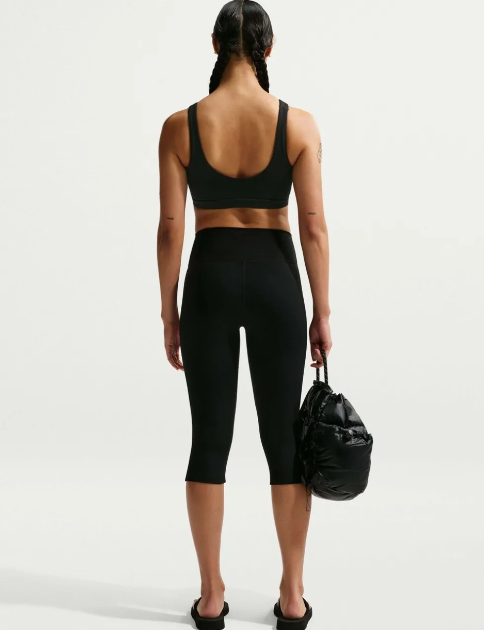 One High-Waisted Capri Leggings