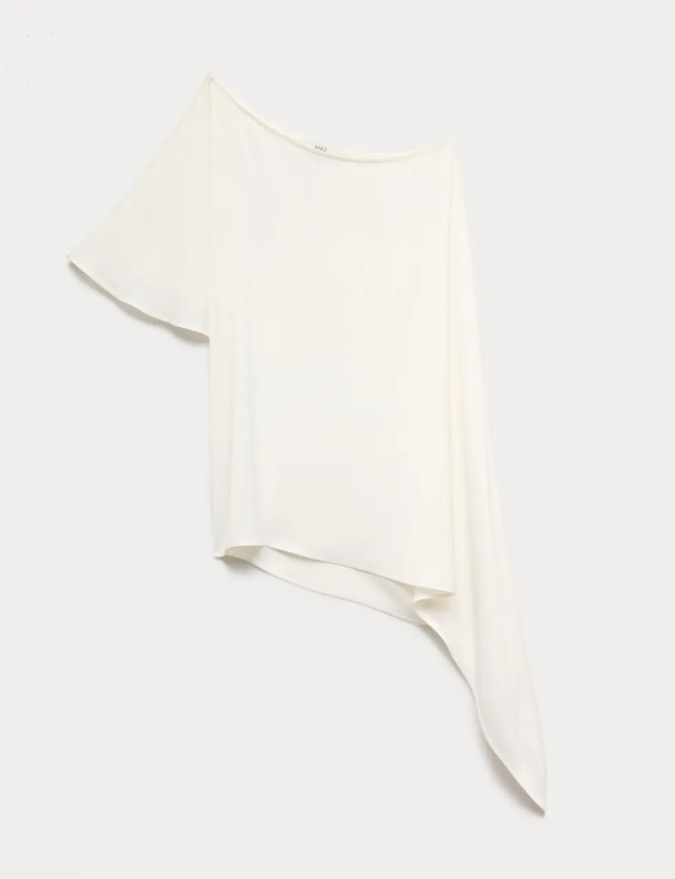 One Shoulder Asymmetric Longline Top