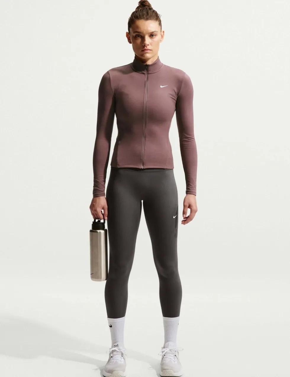 One Zip Up Funnel Neck Sports Jacket