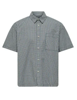 Onsdave Relaxed Fit Pure Cotton Checked Shirt