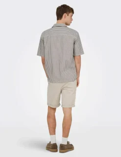 Onsroberts Regular Fit Pure Cotton Striped Shirt