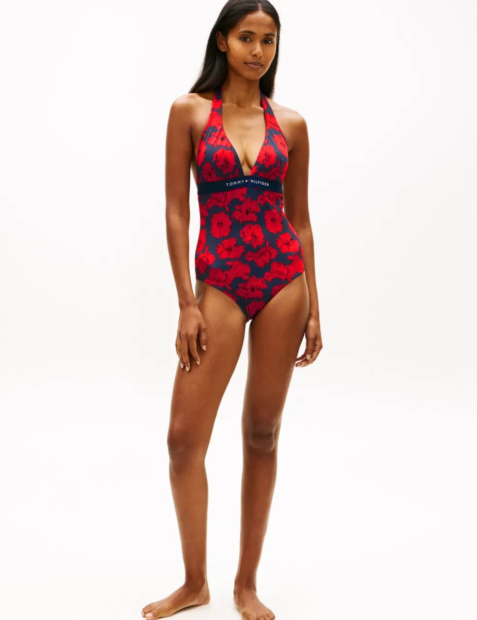 Original Floral Halterneck Swimsuit