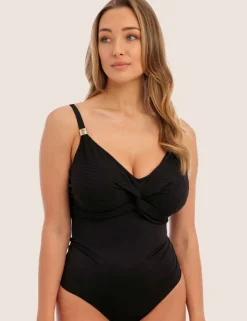 Ottawa Wired Twist Front Ruched Swimsuit