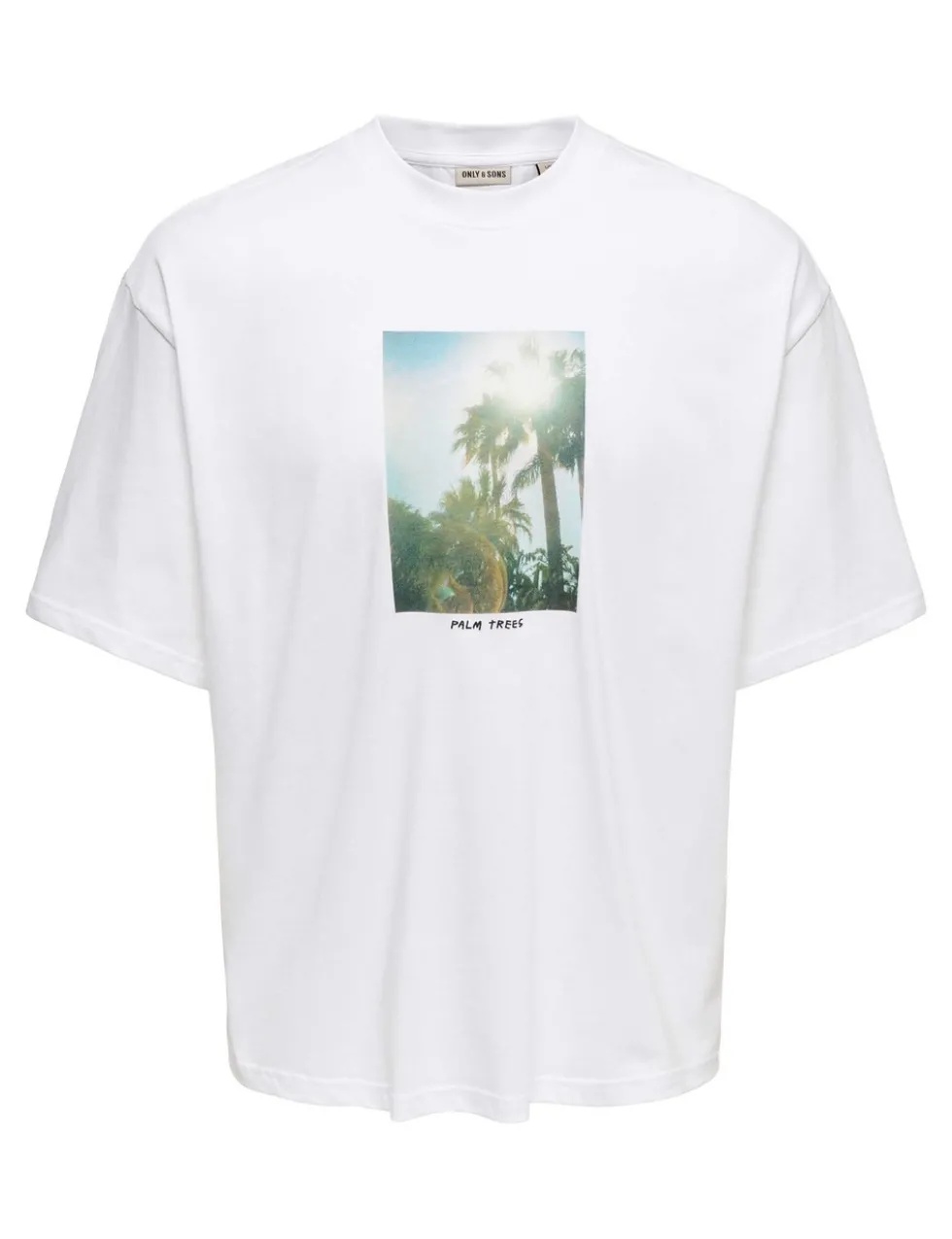 Oversized Pure Cotton Crew Neck T-Shirt