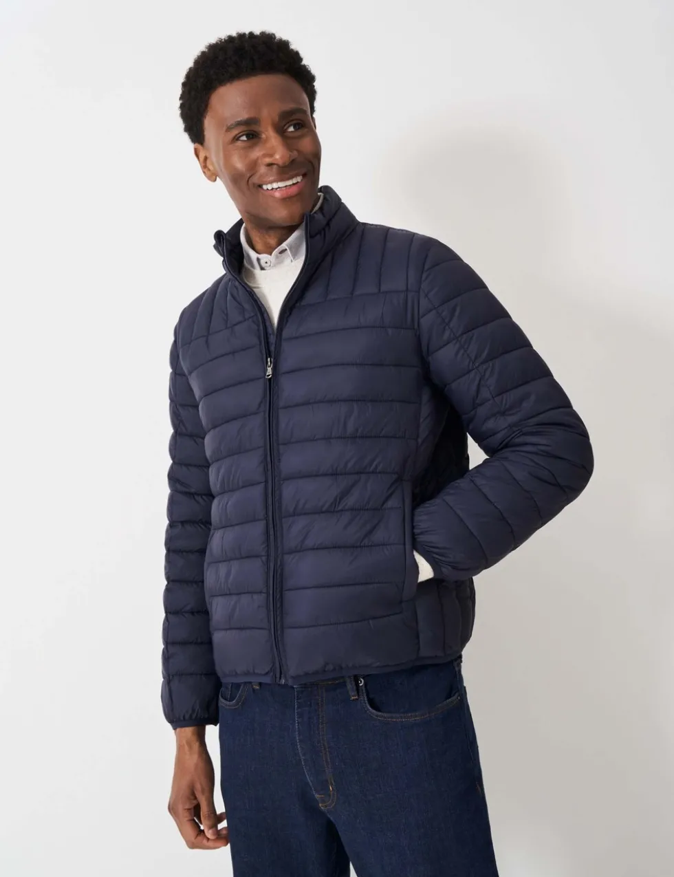 Padded Funnel Neck Puffer Jacket