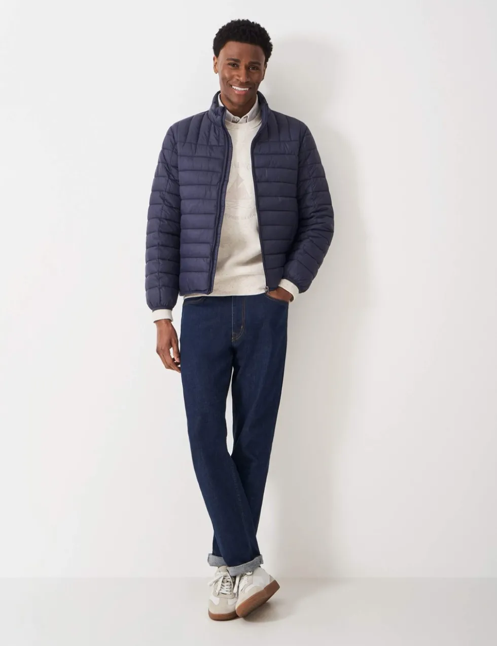 Padded Funnel Neck Puffer Jacket