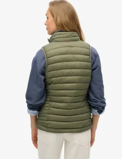 Padded High Neck Gilet