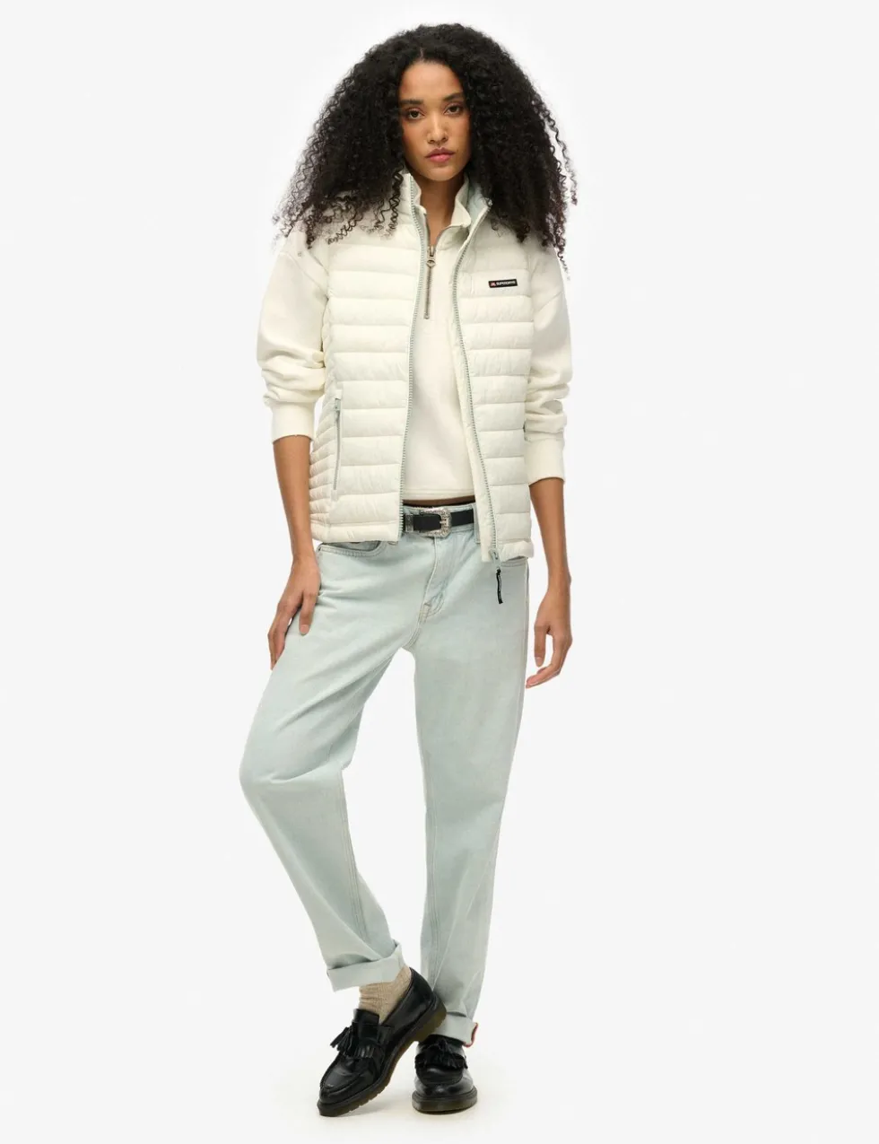 Padded High Neck Gilet