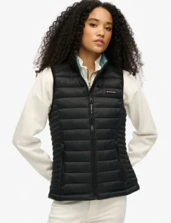 Padded High Neck Gilet