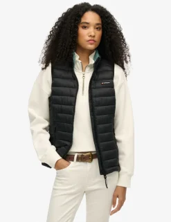 Padded High Neck Gilet