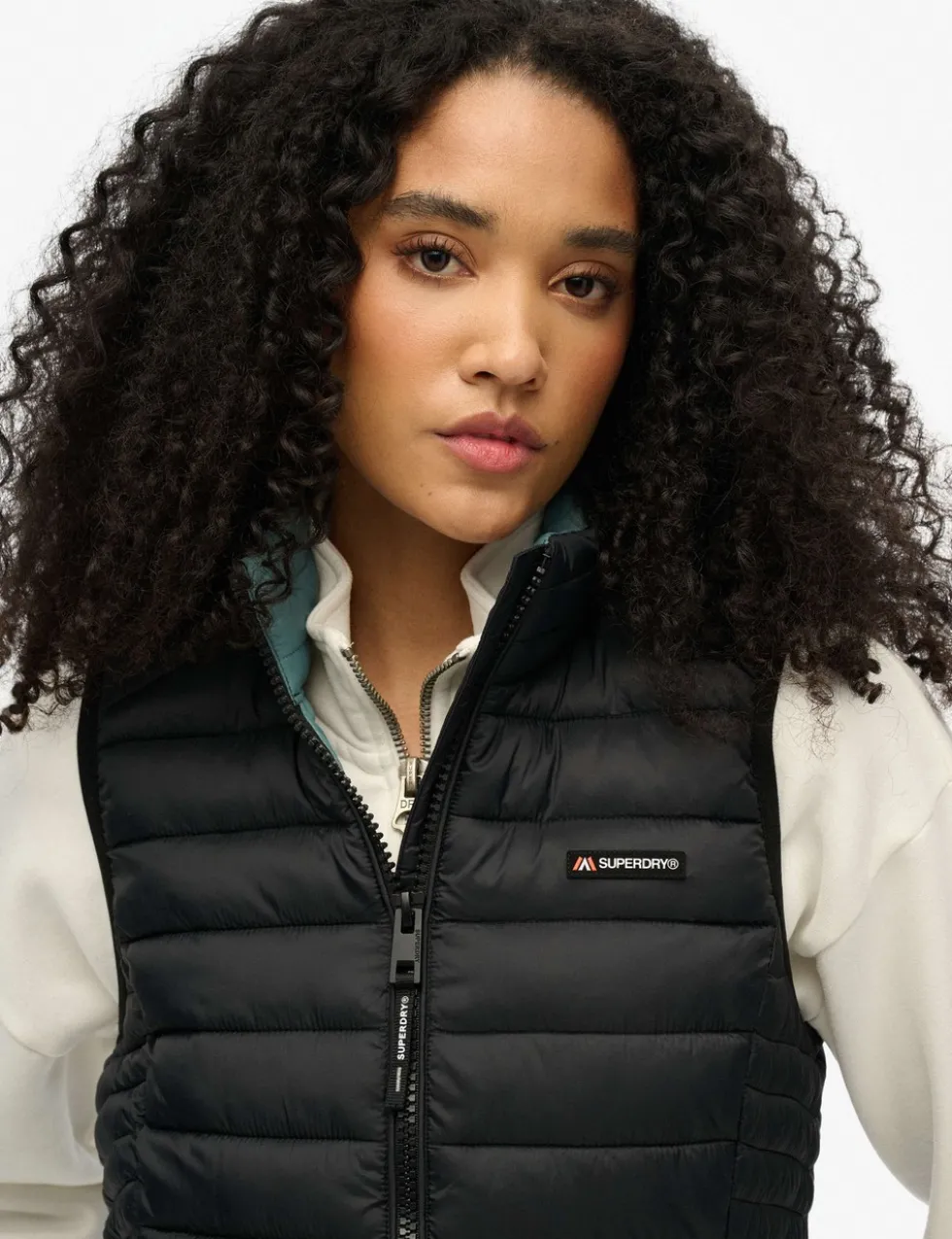 Padded High Neck Gilet