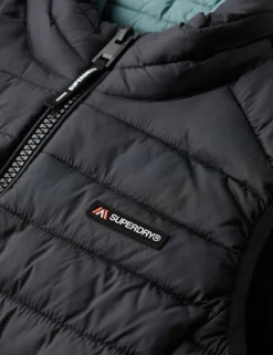 Padded High Neck Gilet