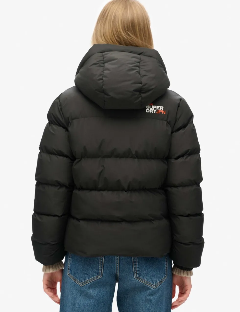 Padded Hooded High Neck Puffer Jacket