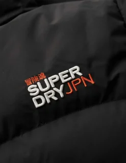 Padded Hooded High Neck Puffer Jacket