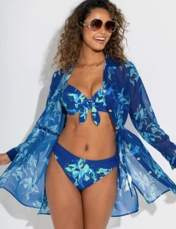 Palermo Floral High Leg Bikini Bottoms