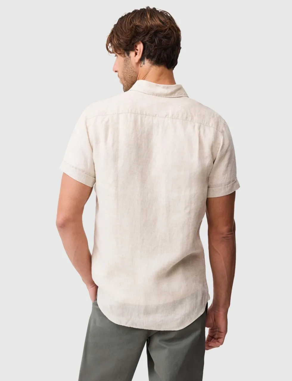 Palm Beach Slim Fit Pure Linen Shirt