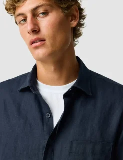 Palm Beach Slim Fit Pure Linen Shirt